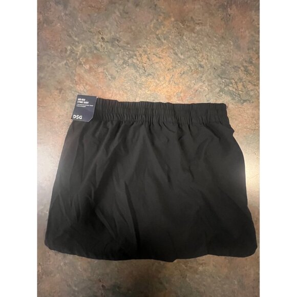 DSG Womens Mid-Rise Stride Skort Moisture Wicking Built-In Short Small Pure Blac - Picture 2 of 9
